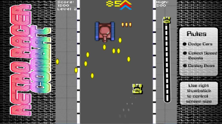 Retro Racer Combat screenshot