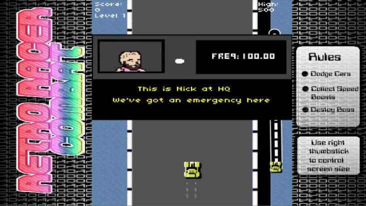 Retro Racer Combat screenshot