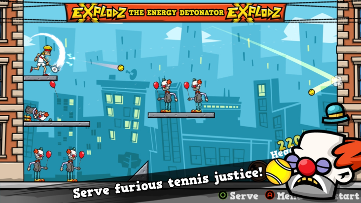 Tennis in the Face screenshot