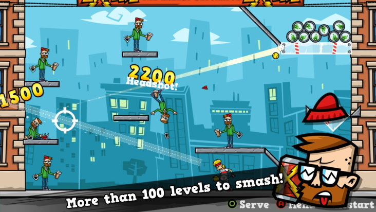 Tennis in the Face screenshot