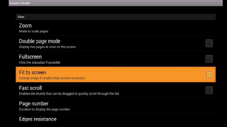 Comics Reader OUYA Edition! screenshot