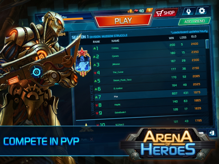 Arena of Heroes screenshot