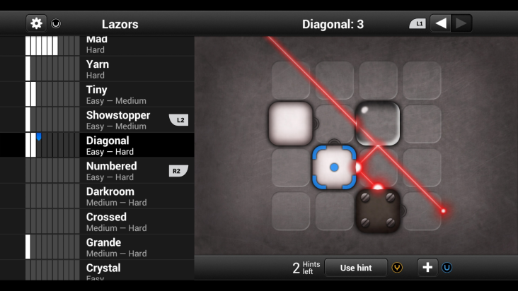 Lazors screenshot