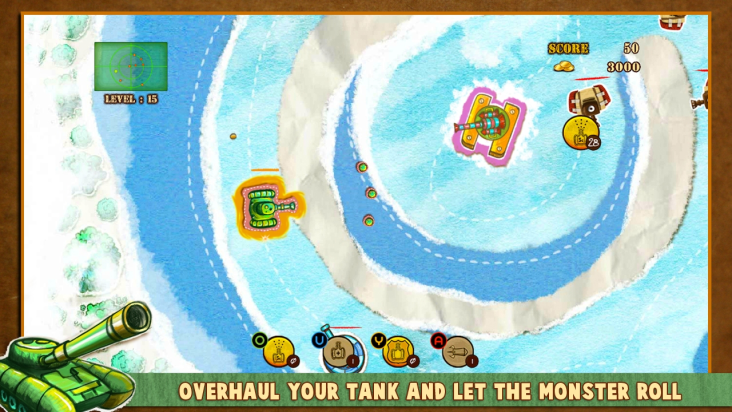 Doodle Tank Battle screenshot