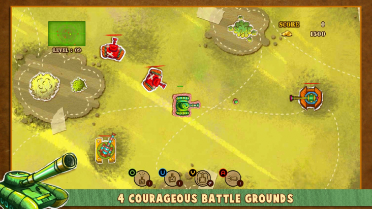Doodle Tank Battle screenshot
