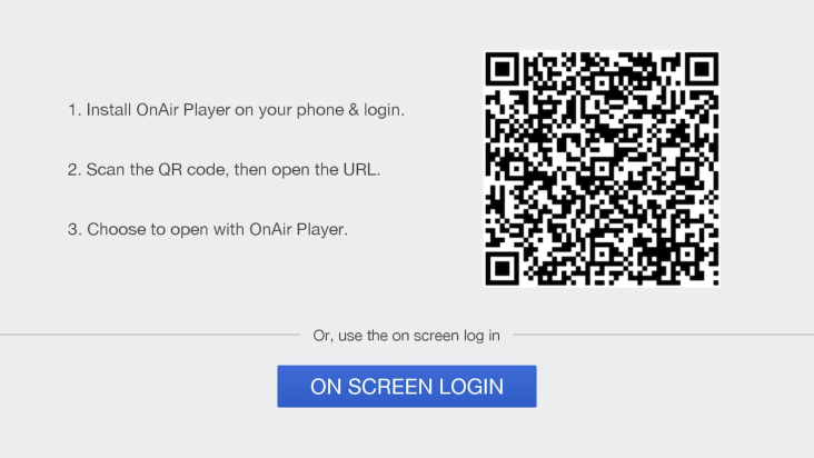 OnAir Player screenshot