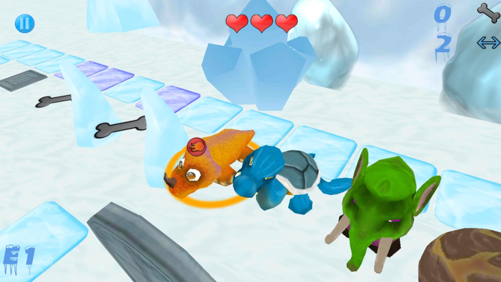 Ice Escape: Steakosaurus Rescue screenshot