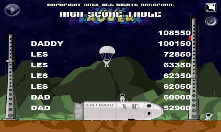 Space Rover FREE screenshot
