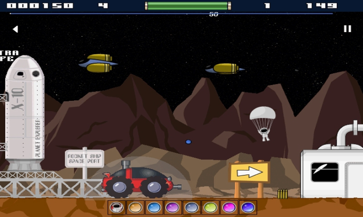 Space Rover FREE screenshot