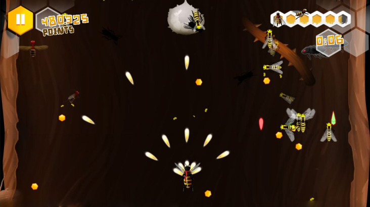 Beekyr: Eco shoot em up screenshot