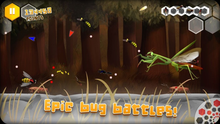 Beekyr: Eco shoot em up screenshot