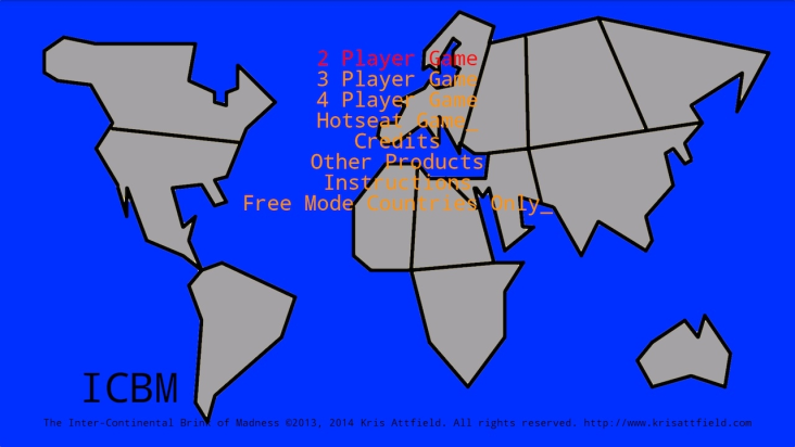 The Inter-Continental Brink of Madness screenshot