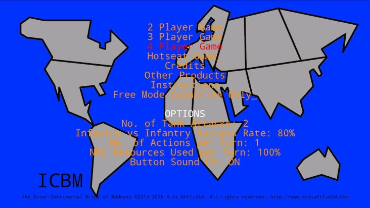 The Inter-Continental Brink of Madness screenshot