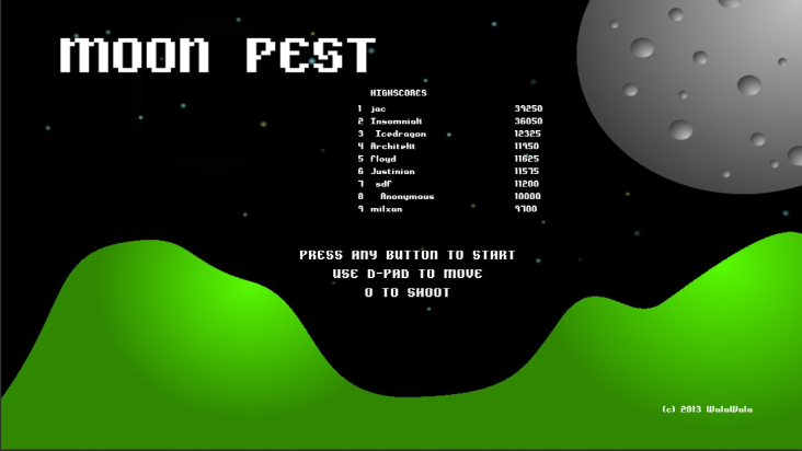 Moon Pest screenshot