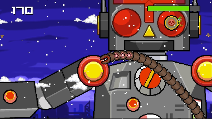 Super Mega Worm Vs Santa Saga screenshot