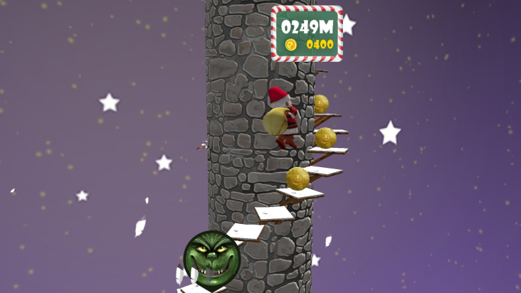 Santa Jump 3D screenshot