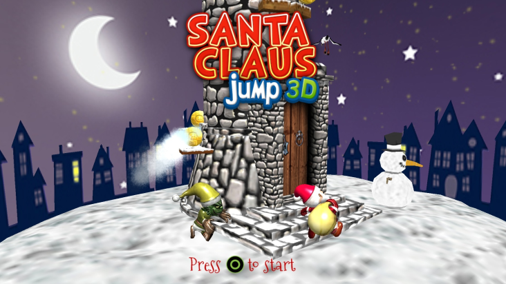 Santa Jump 3D screenshot
