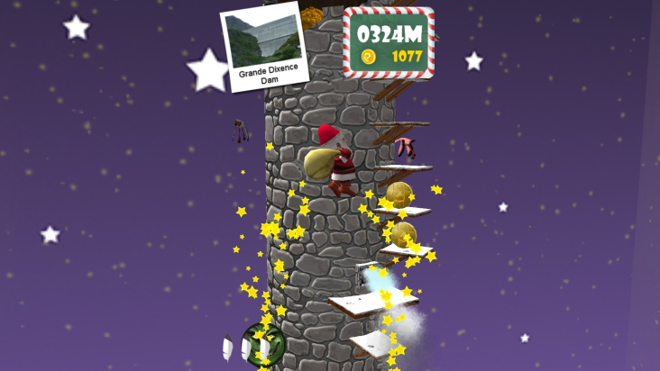 Santa Jump 3D screenshot