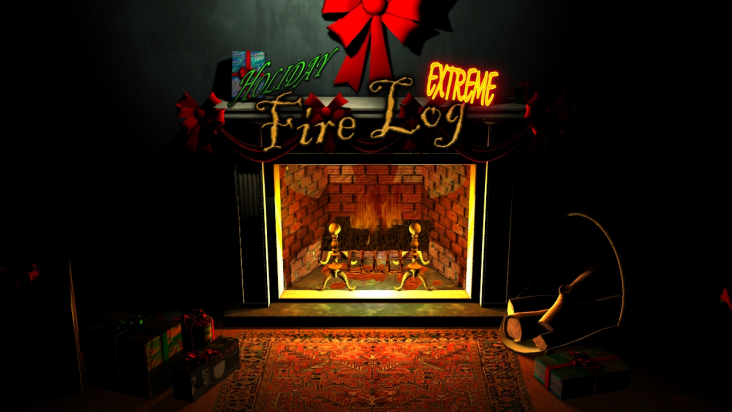 Holiday Fire Log Extreme screenshot