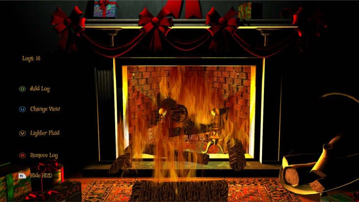 Holiday Fire Log Extreme screenshot