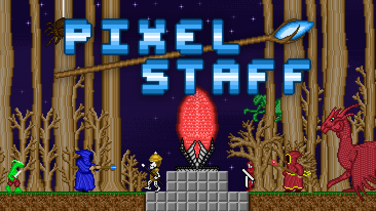 Pixel Staff icon