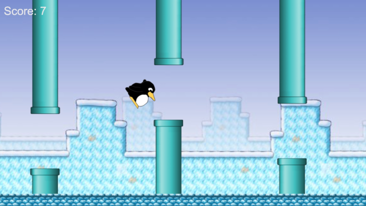 Flappy Tux screenshot