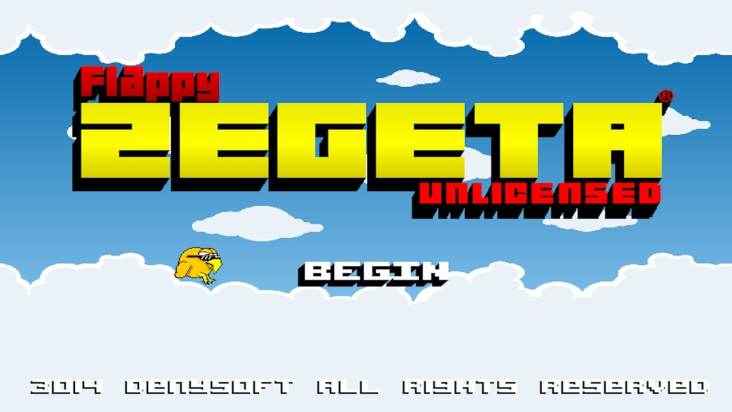 Flappy Zegeta screenshot