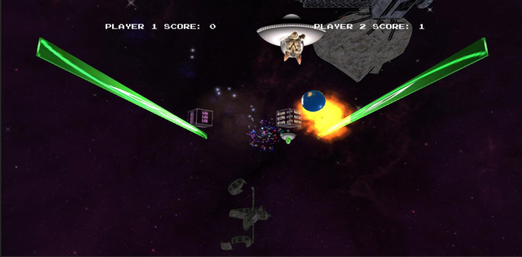 Invaders Pretty Sure From Outer Space - Round 2 screenshot