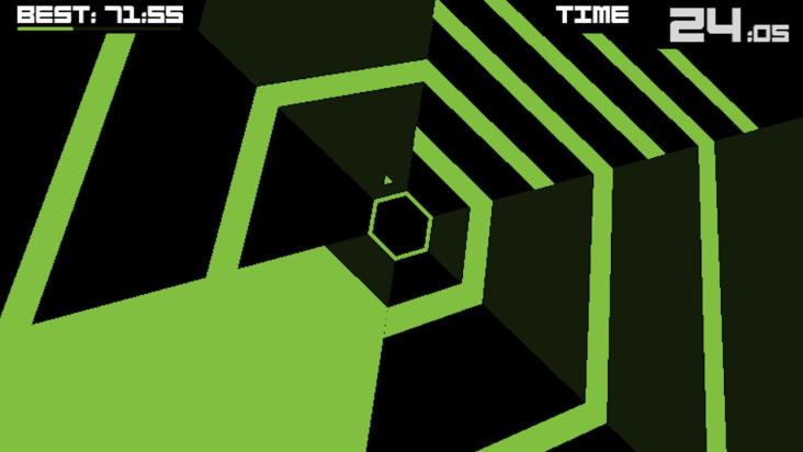 Super Hexagon screenshot