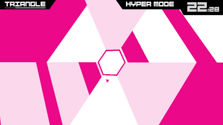 Super Hexagon screenshot