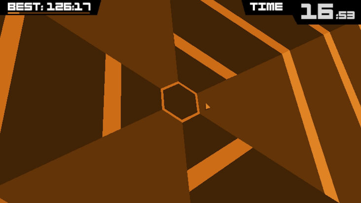 Super Hexagon screenshot