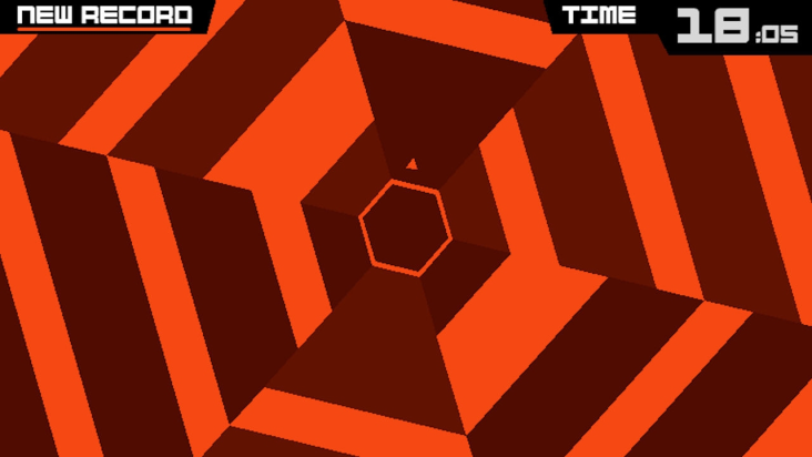 Super Hexagon screenshot