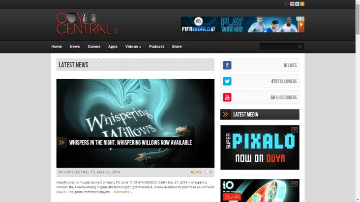 OuyaCentral App screenshot