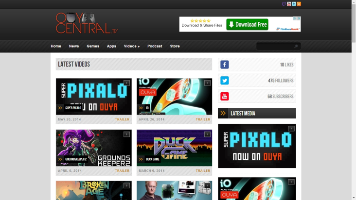 OuyaCentral App screenshot