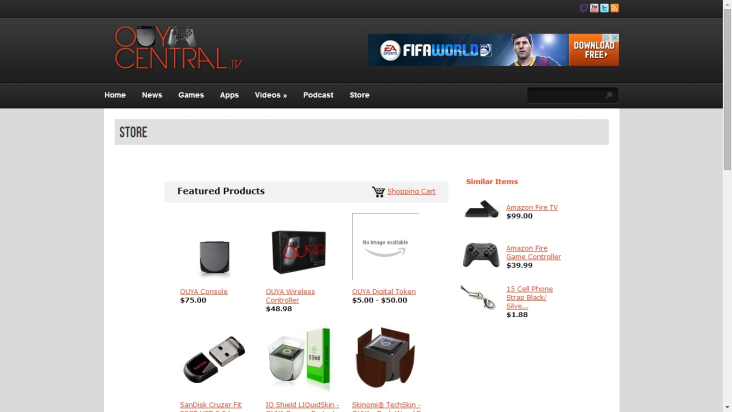 OuyaCentral App screenshot