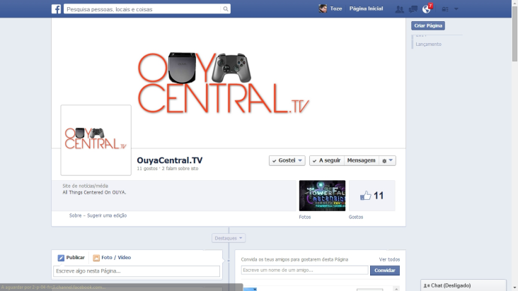 Unofficial Facebook screenshot