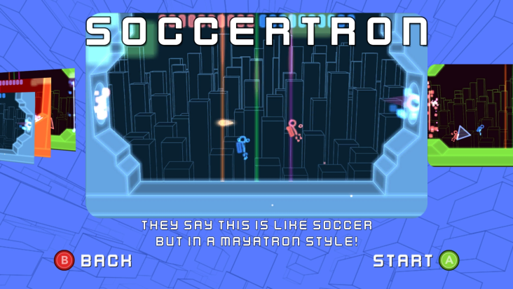 Soccertron screenshot