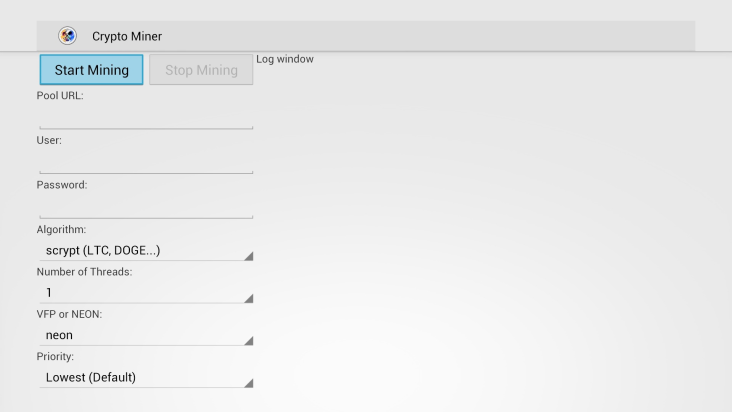Crypto Miner screenshot
