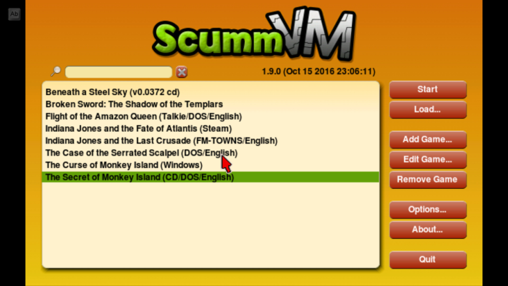 ScummVM screenshot