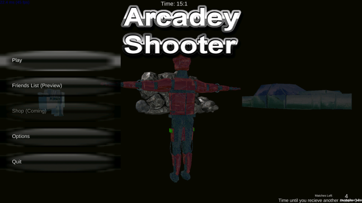 Arcadey Shooter: Alpha screenshot