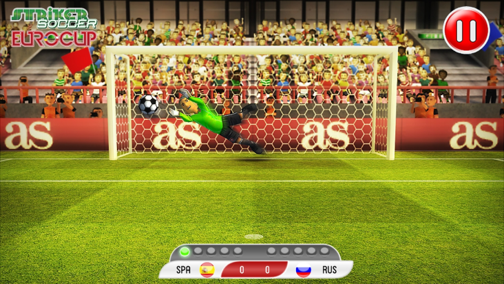 Striker Soccer Euro 2012 screenshot
