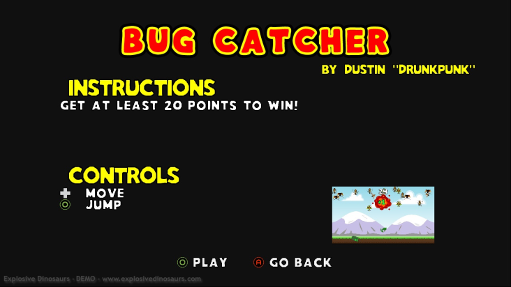XD: DrunkPunk's Bug Catcher! screenshot