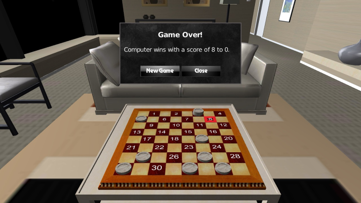 3D Checkers for OUYA screenshot