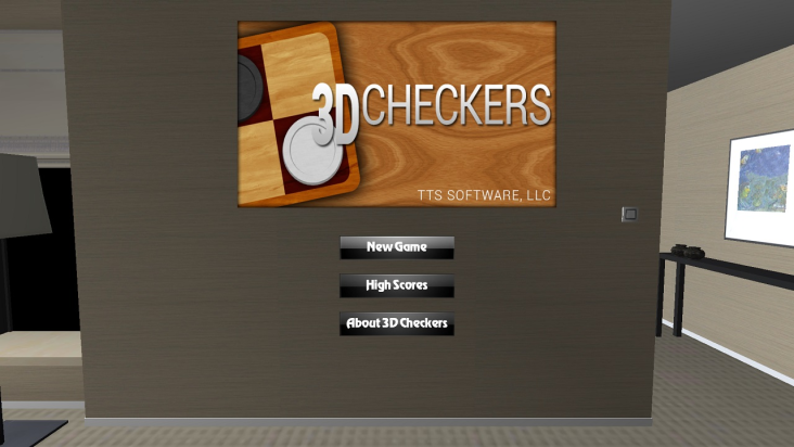 3D Checkers for OUYA screenshot