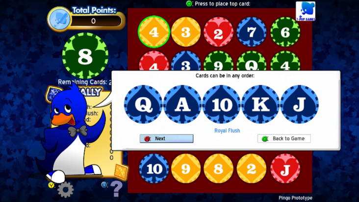 Pingo Puzzle Poker screenshot
